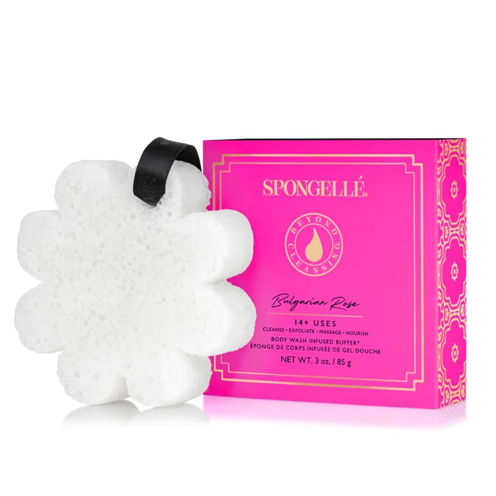 Spongellé Boxed Flower Bulgarian Rose Body Wash Scented Bath Sponge Body Buffer